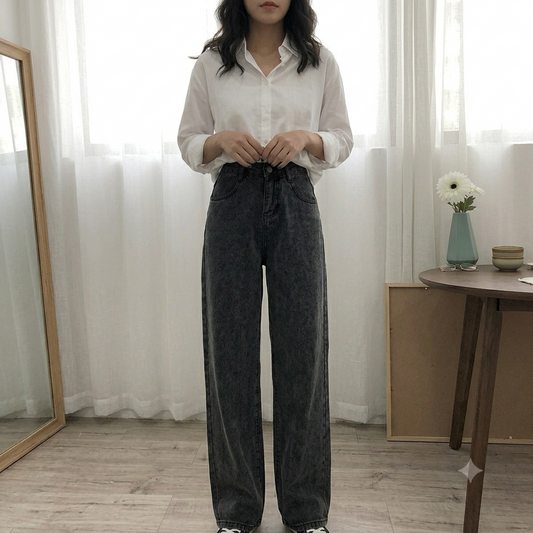Aero Black Wide-Leg