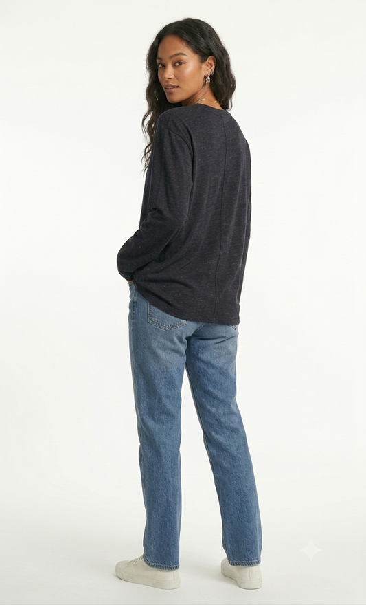 Premium Black Long Sleeve Tee