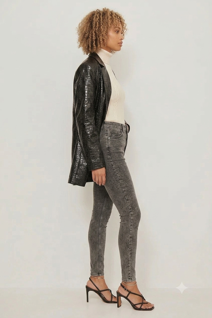 Skinny High-Waist Jeans