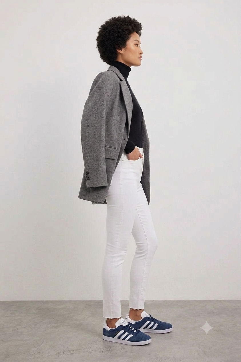 Skinny High-Waist Raw Hem Jeans