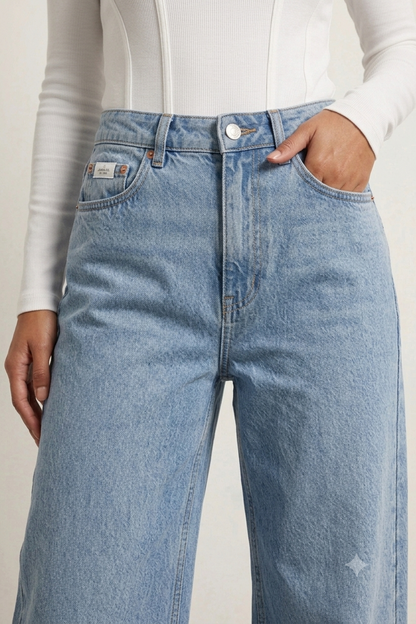 Pacific Sky High-Waisted Wide-Leg
