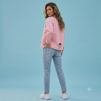 Pink Danim Jacket
