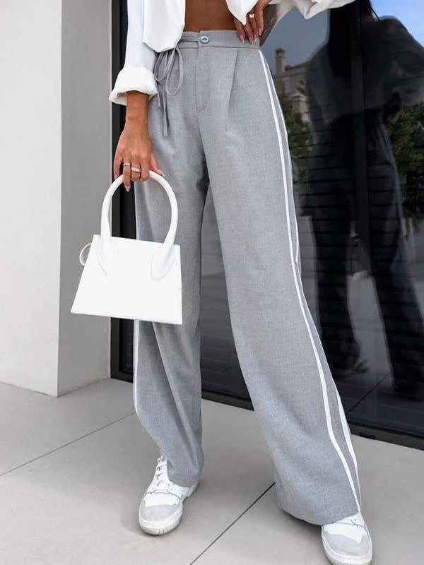 SLIDE STRIP CAUSAL TROUSER
