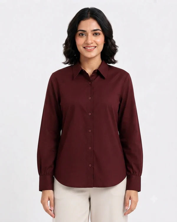 Baige  Cotton Button Down Shirt
