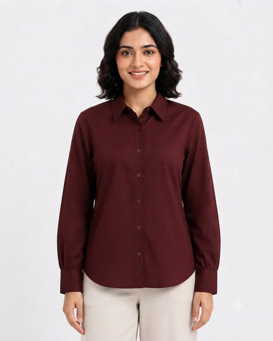 Baige  Cotton Button Down Shirt