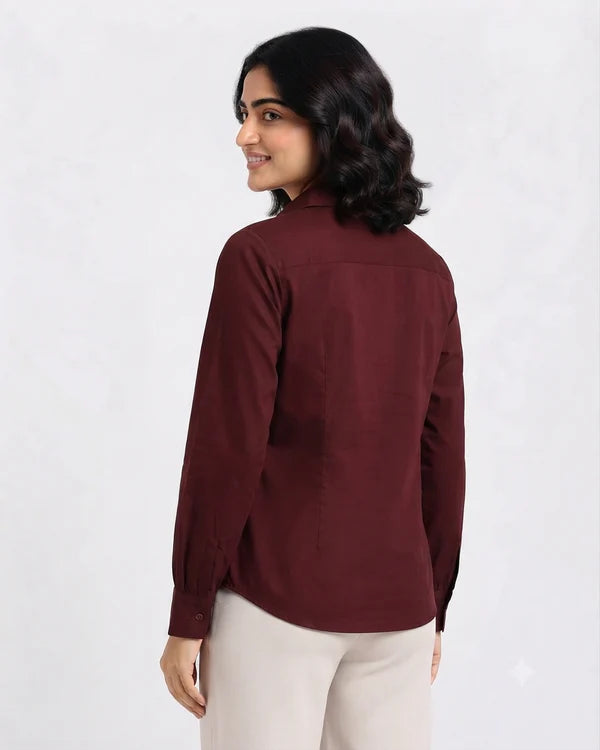 Baige  Cotton Button Down Shirt