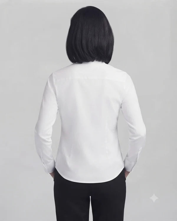 White Cotton Button Down Shirt