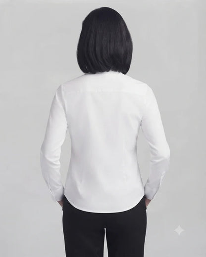 White Cotton Button Down Shirt